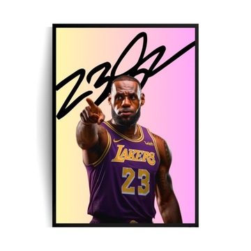 Plakat w ramce A3 LeBron James 30x40cm koszykówka