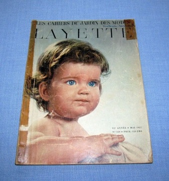 Layette Francuski katalog 1957 wyprawka dla dzieci