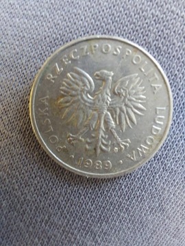Bardzo rzadka moneta 20zł 1989