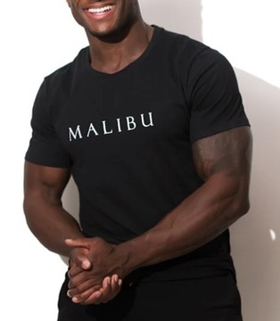 Koszulka czarna czarny T-shirt J.J. MALIBU