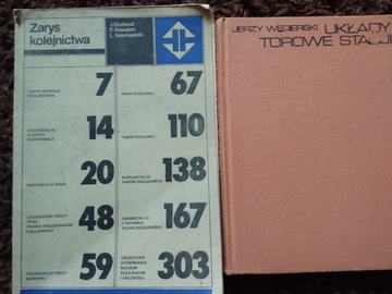 Kolejnictwo - 2 podręczniki lata 70 - 80