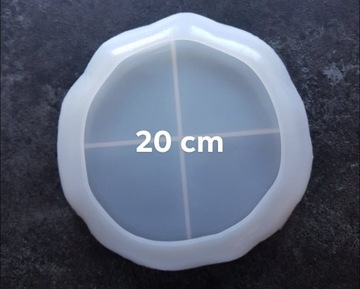 Forma silikonowa talerz żywica 