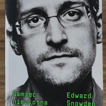 Pamięć nieulotna - Edward Snowden - stan idealny!