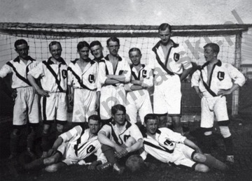 Pocztówka - 1917 Drużyna piłkarska Legii