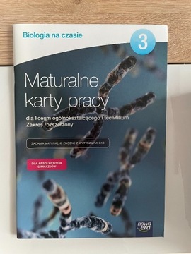 Biologia na czasie 3 - Maturalne karty pracy