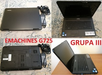 Laptopy HP 4710s, DV7/9500 i EMACHINES G725-17,3"