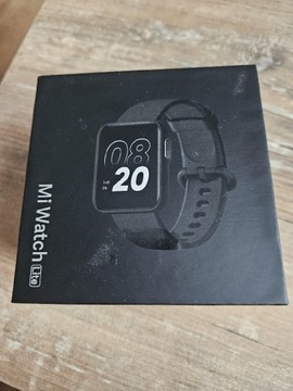 Zegarek czarny smartwatch xiaomi mi watch lite