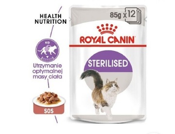 24x85 Royal Canin Sterilised w sosie 