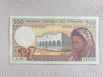 500 Francs Komory