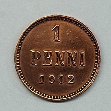 1912 Finlandia 1 pennia