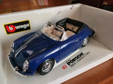 Model Porsche 356b Cabrio, 1/18, Bburago