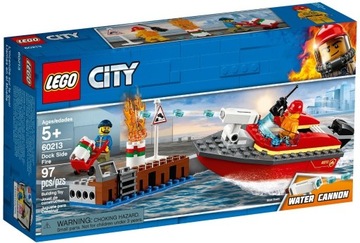 LEGO City 60213 Pożar w dokach