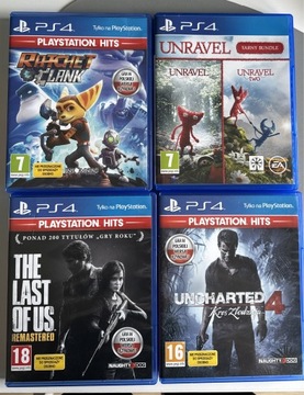 PS4 Ratchet Clank , Unravel , itp 