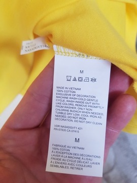 Koszulka t-shirt polo NOWA NAUTICA żółta z USA