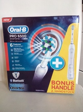 ORAL-B PRO 6500 Szczoteczka  + 3 końcówki