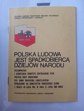 POLSKA JEST SPADKOBIERCĄ  DZIEJÓW NARODU