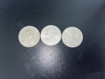 3 monety-50,500 i 10000zł Solidarność OPIS!!