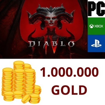 Diablo 4 1MLN GOLD 1 000 000 ZŁOTO