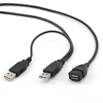 Przedłużacz USB Gembird CCP-USB22-AMAF-3 czarny 
