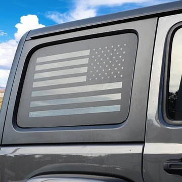 Naklejki USA na tylne szyby JEEP WRANGLER JK JL