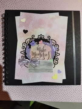 album na zdjęcia, scrapbooking, rękodzieło 