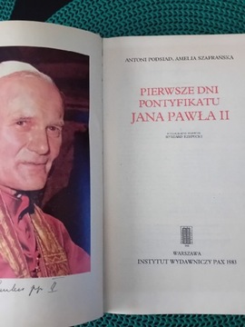 "Pierwsze dni pontyfikatu Jana Pawła II" 