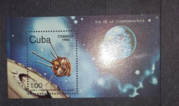 Znaczk pocztowy - Kosmos - Kuba **
