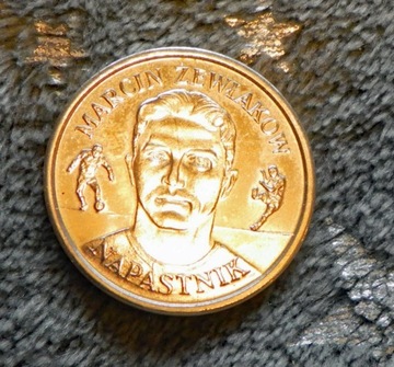 Żewłakow Medal okolicznościowy PZPN MŚ 2002 Token