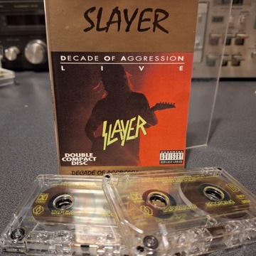 Slayer "Decade of Aggression - LIVE" kasety magnetofonowe x 2