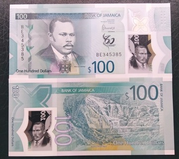 JAMAJKA 100 DOLARÓW 2022 UNC 