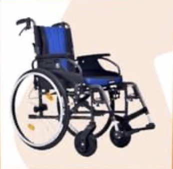 Wózek inwalidzki aluminium Lux
