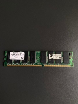 Pamięć RAM 512 MB 400MHz CL2.5 - DDIM