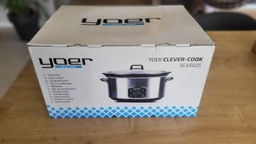 Wolnowar Garnek Cooker Yoer INOX LCD 320W 6,5L