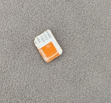 Karta SIM Orange nieaktywna - kolekcjonerska
