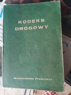 Książka Kodeks Drogowy 1970 rok