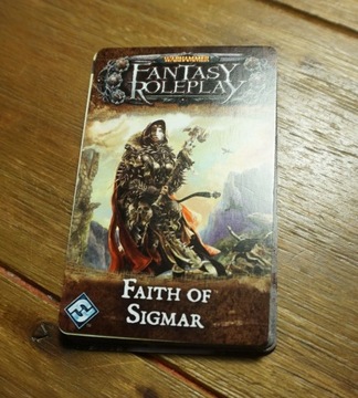 Faith of Sigmar - karty WFRP 3 Warhammer Fantasy 