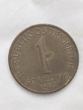 255 Austria 1 szyling, 1988