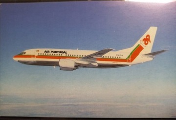 Pocztówka TAP Air Portugal Boeing 737-300