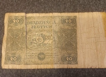 20 zł 1947 banknot