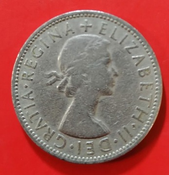 Anglia Elżbieta II Two Shillings 1959 Mn