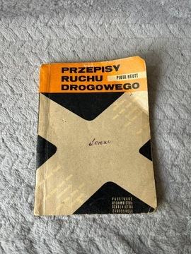 Przepisy Ruchu Drogowego, książka z PRL-u