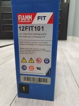 Bateria akumulator FIAMM 12FIT101