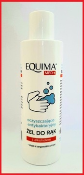 Żel antybakteryjny 200 ml EQUIMA MED+