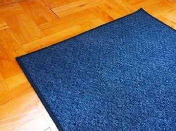 Granatowy dywan chodnik 60x160 cm granatowy