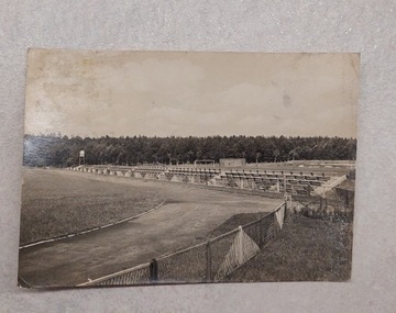 Pocztówka Kraśnik Fabryczny Stadion 1967r.