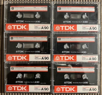 Zestaw kaset TDK - 6 sztuk