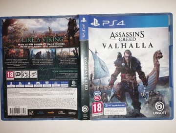 Assassins Creed Valhalla PS4 PL bdb stan