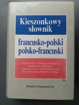 Kieszonkowy słownik francusko-polski