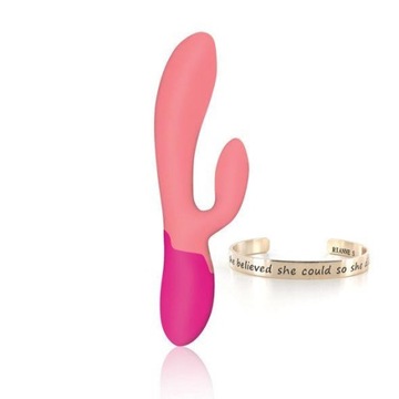 RS Essentials Xena Rabbit Vibrator Coral & French 