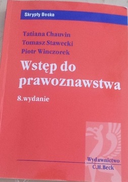 WSTEP DO PRAWOZNAWSTWA, BECK, 2013, -8 wydanie